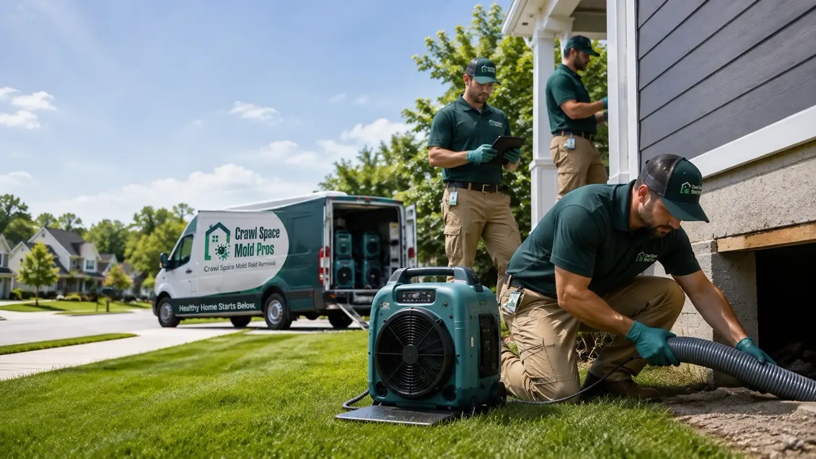 Crawl Space Mold Removal in Kensington, NH